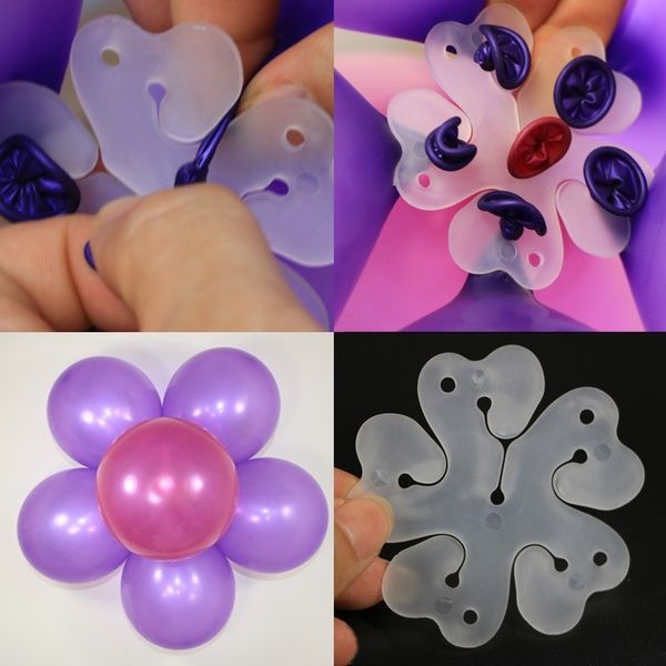 Pack Of 10pcs Balloons Clip - Flower Stand Clip Holder for Balloons
