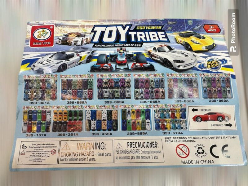 TOY TRIBE F1 - 12 pcs Car set Pull back Race