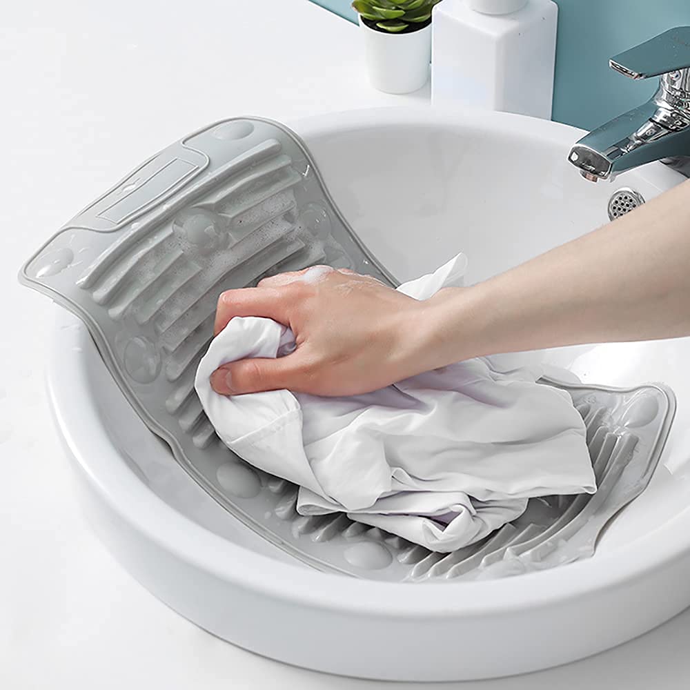 Multipurpose Rollable Foldable Portable Silicone Antislip Mini Travelling Housing Washing Cleaning Laundry