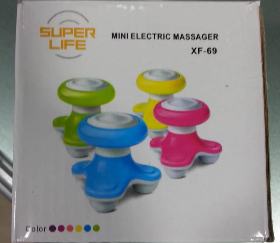 Mini massager cell operated and usb cable inside