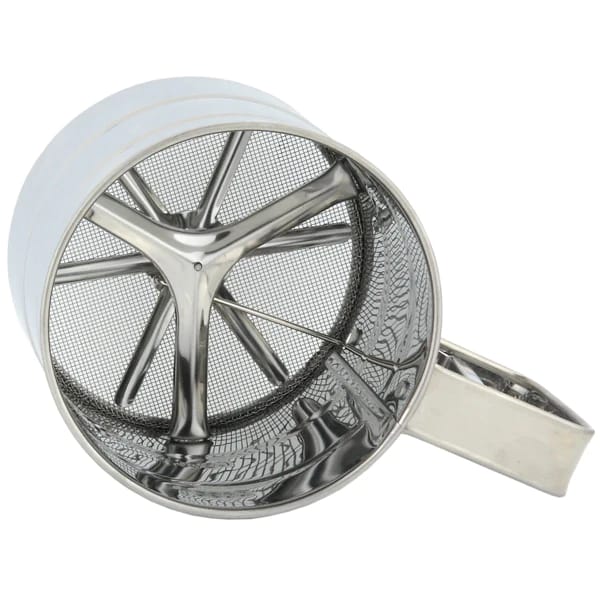 Flour Sifter, Stainless Steel Sifter for Baking, Double Layer Fine Mesh Baking