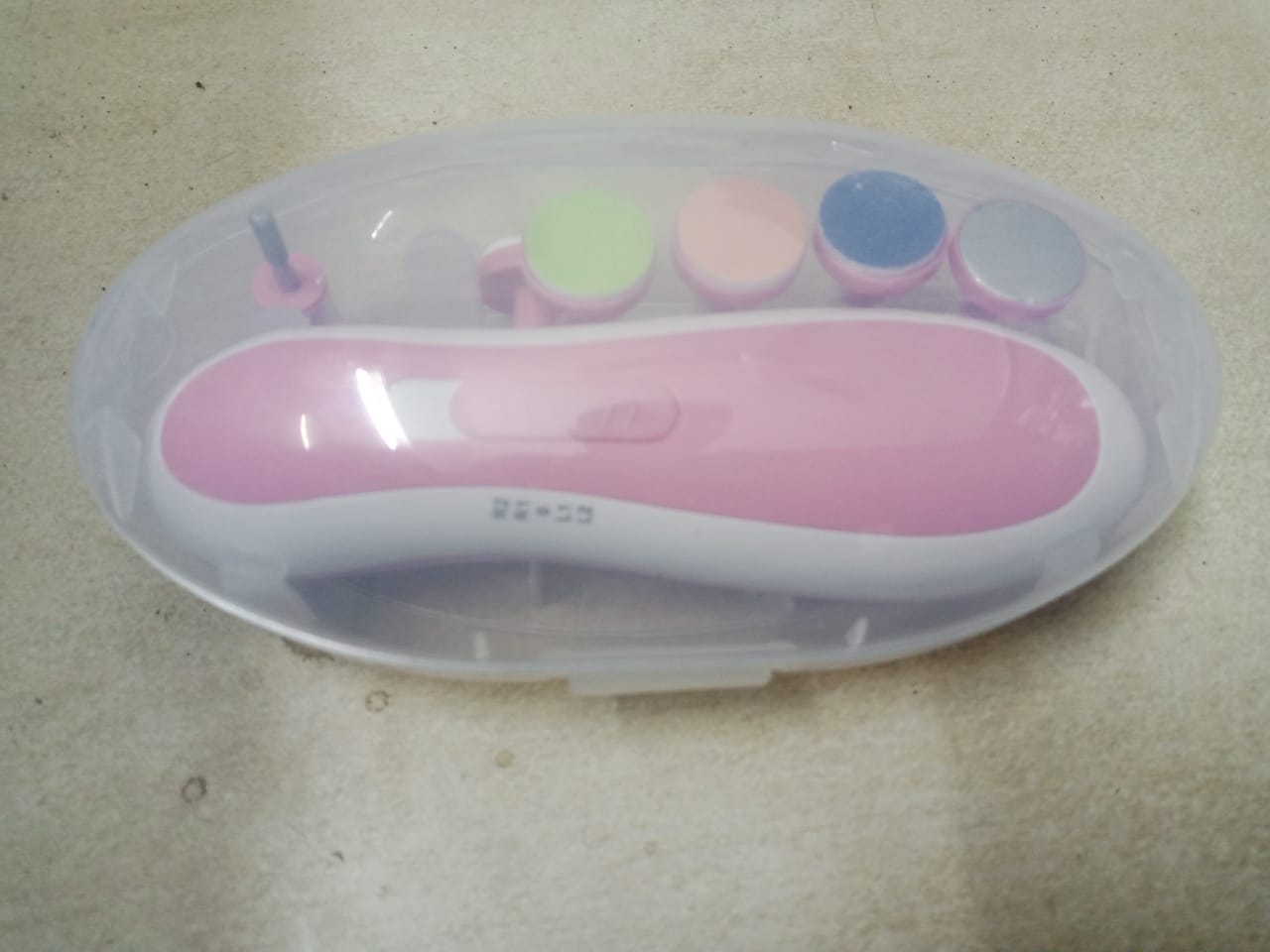 Electric Nail Clipper - Baby Nail Trimmer Clipper Set ( random color