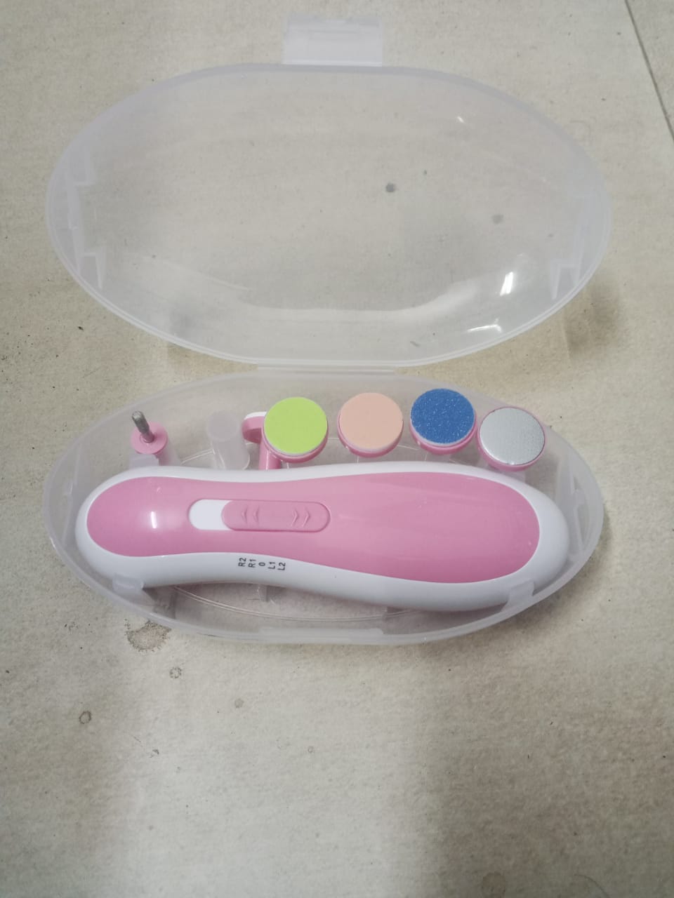 Electric Nail Clipper - Baby Nail Trimmer Clipper Set ( random color