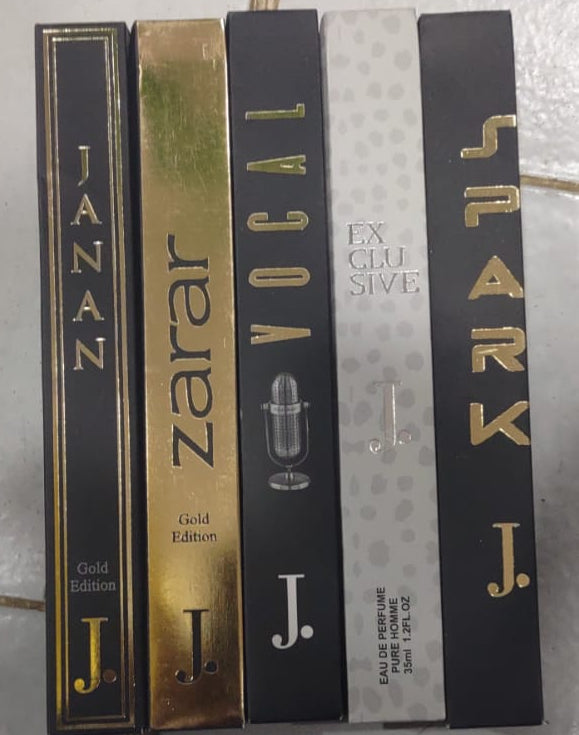 Pack of 20 - J. Pen Perfume set | Junaid Jamshed Multi