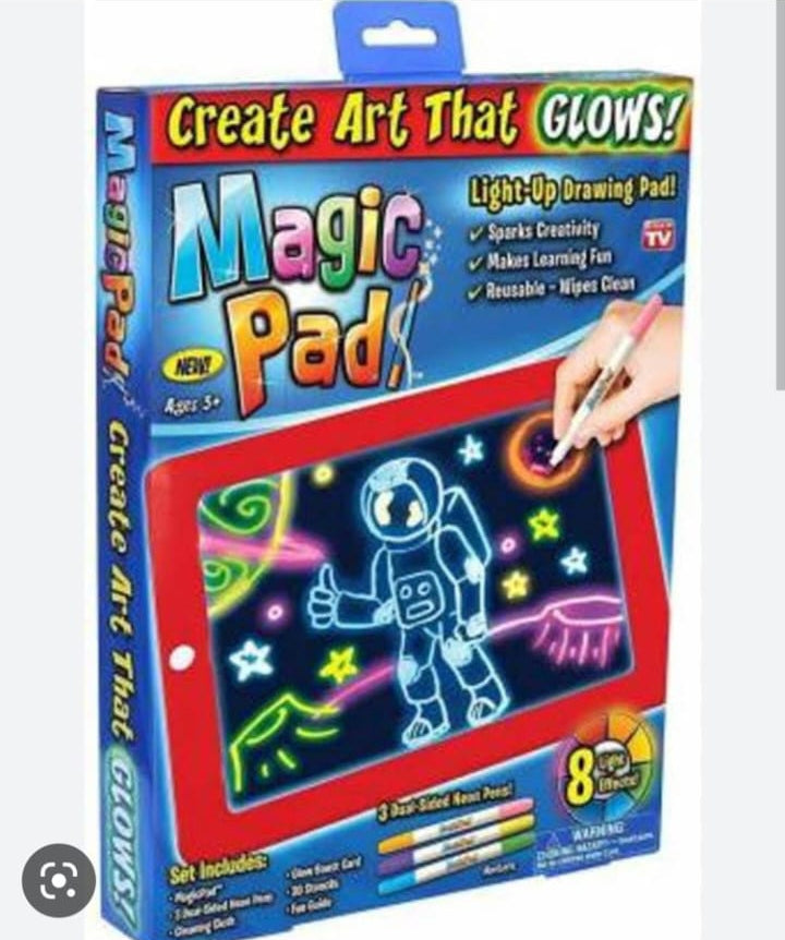 Magic Pad Create Art That GLOWS Light Up LED Board Draw For