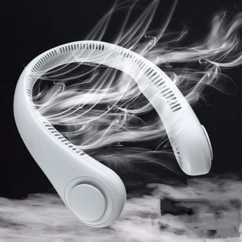 Portable Neck fan air Cooler & Purifier... Adjustable 3 speed and Rechargeable