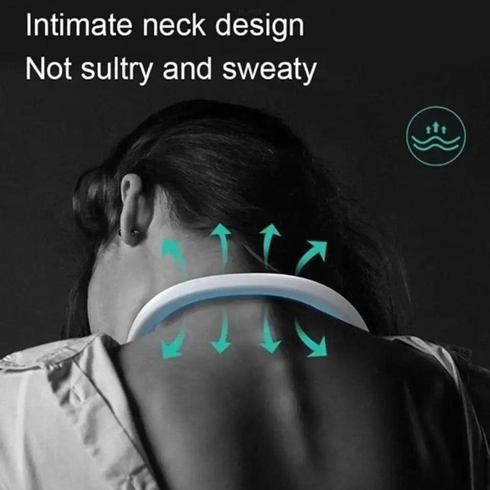 Portable Neck fan air Cooler & Purifier... Adjustable 3 speed and Rechargeable