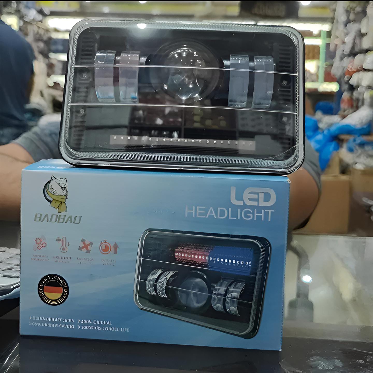 LED Headlight 6 × 4 / square led light 4 × 6