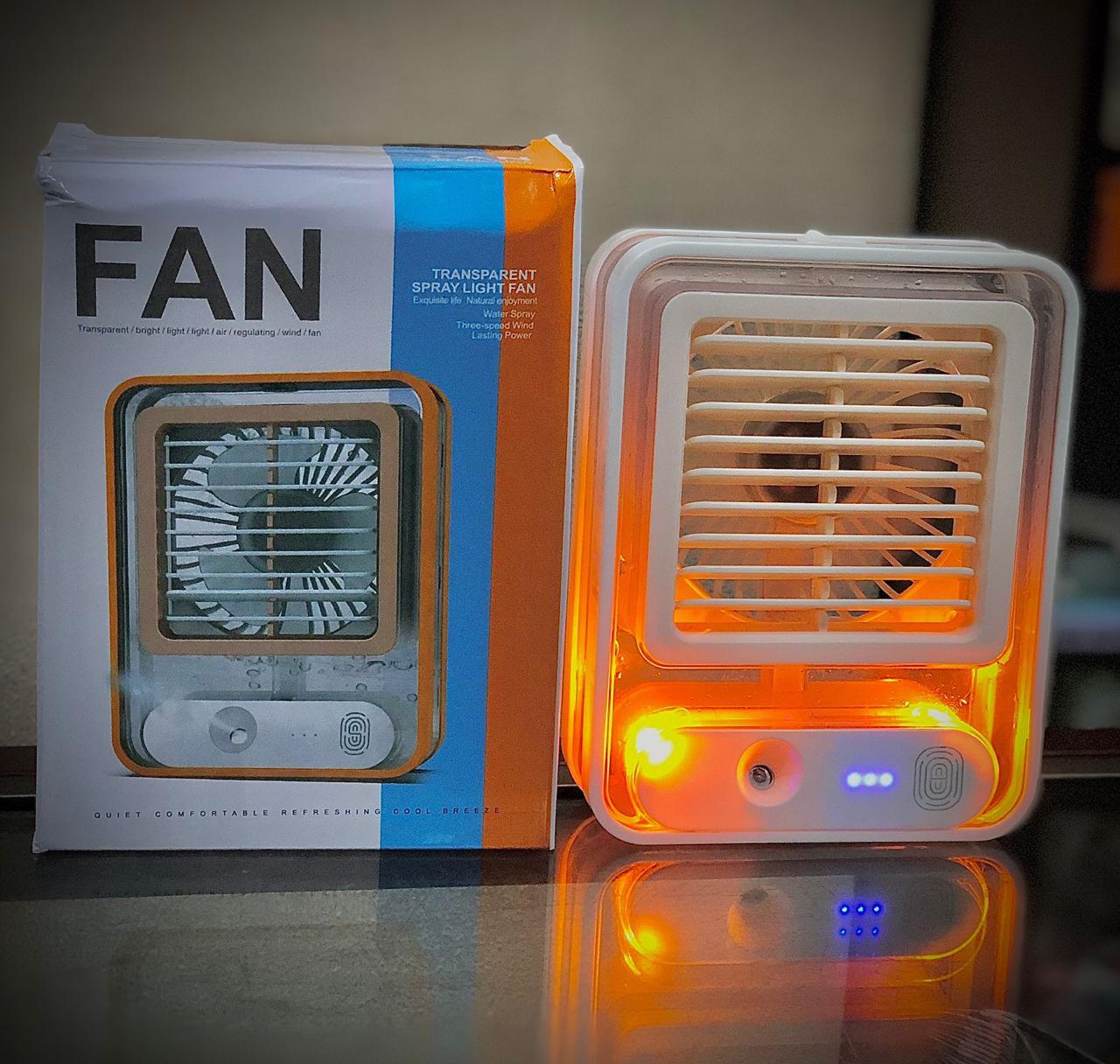 Portable Desktop Air Conditioner USB Mini Air Cooler Fan Water Cooling Fan