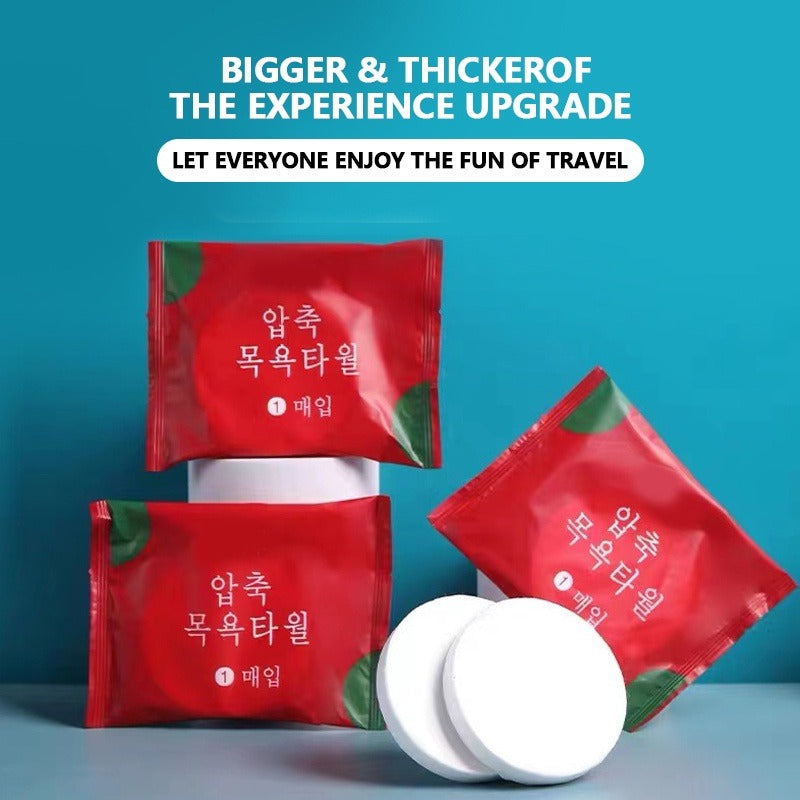 1 PCs of Compressed Bath Towels Disposable Face Towels Large Magical Towel