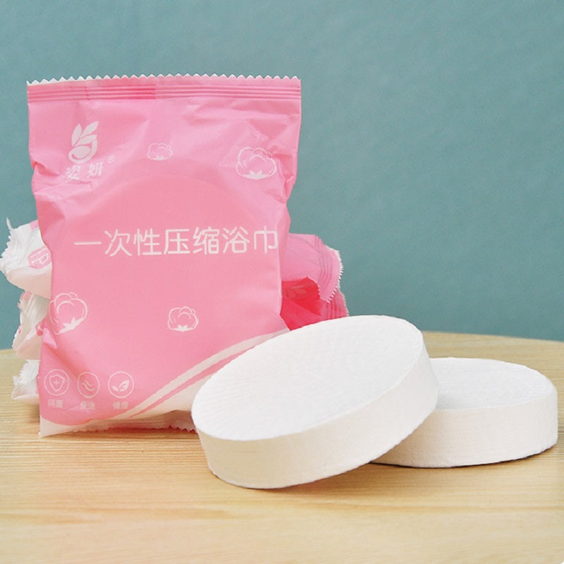 1 PCs of Compressed Bath Towels Disposable Face Towels Large Magical Towel