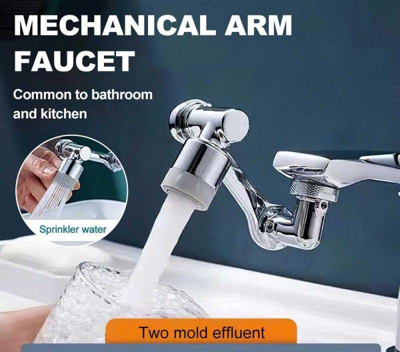 Rotation Faucet Sprayer Head Universal 1080°Rotatable Bathroom Washbasin Tap Splash Filter