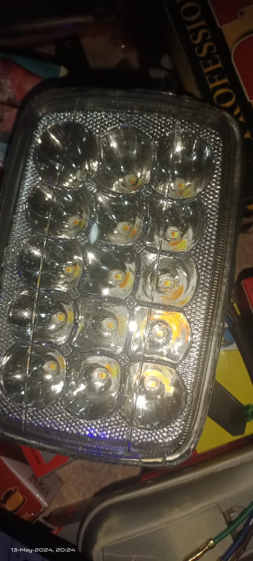 New 5 function Led headlight 15 led fog bike headlight super bright