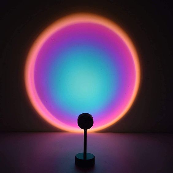 Sunset lamp multi color with remote