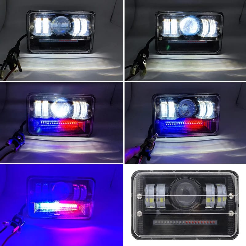 LED Headlight 6 × 4 / square led light 4 × 6