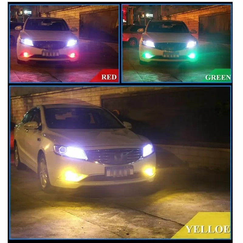 SMDs LED Car Parking Light Bulbs Pair Remote Control