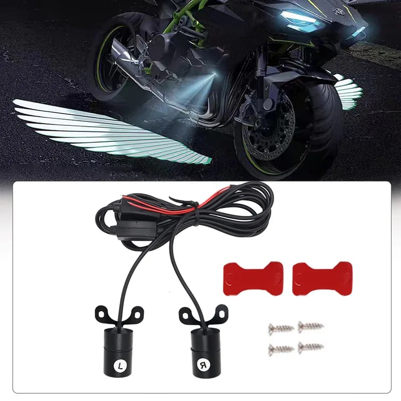 Angel Wing Light Dynamic Projection Lamp Universal Car Rear View Mirror Side