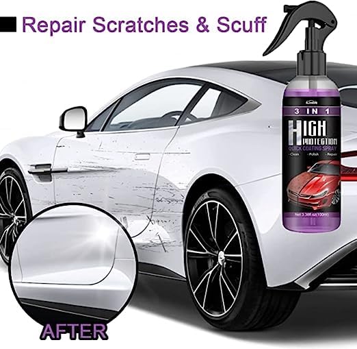 3 in 1 High Protection Quick Car Coating Spray, Ceramic Car Coating