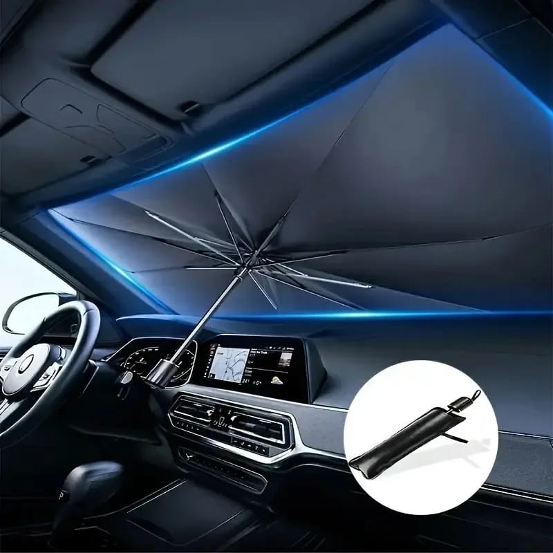 Car Umbrella Sunshade Car Windshield Sun Shade Umbrella, Sun Visor Protector, Foldable