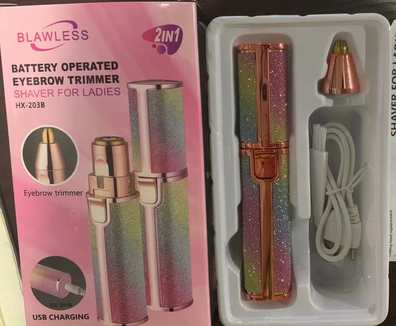 Blawless 2 in 1 eyebrow trimmer | 2 In 1 Hair Remover