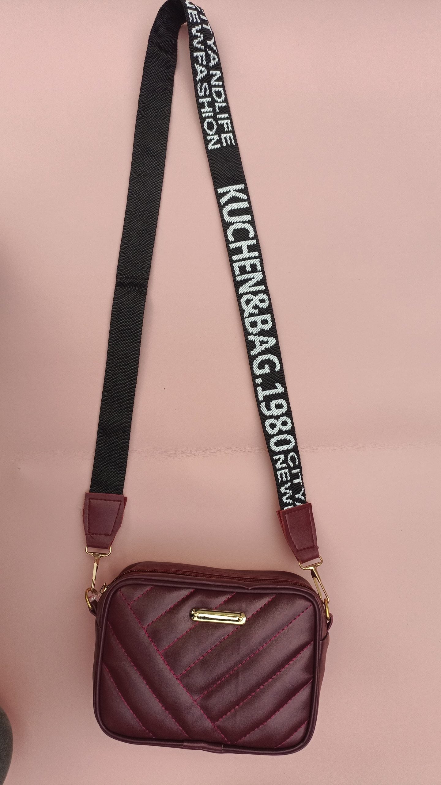 Leather Square Shoulder Bag | PU Leather Shoulder Bag for women, girls