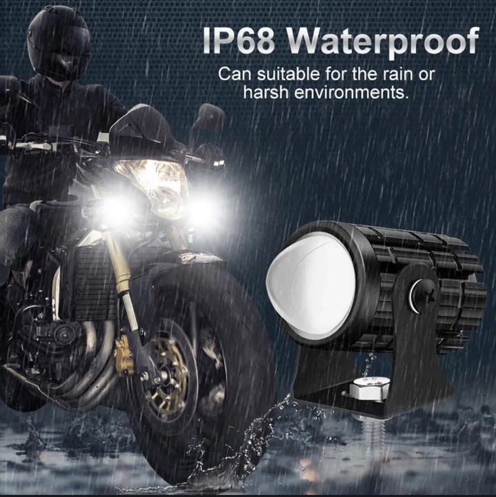 2 pcs Mini drive fog light with ( 3 point ) gift