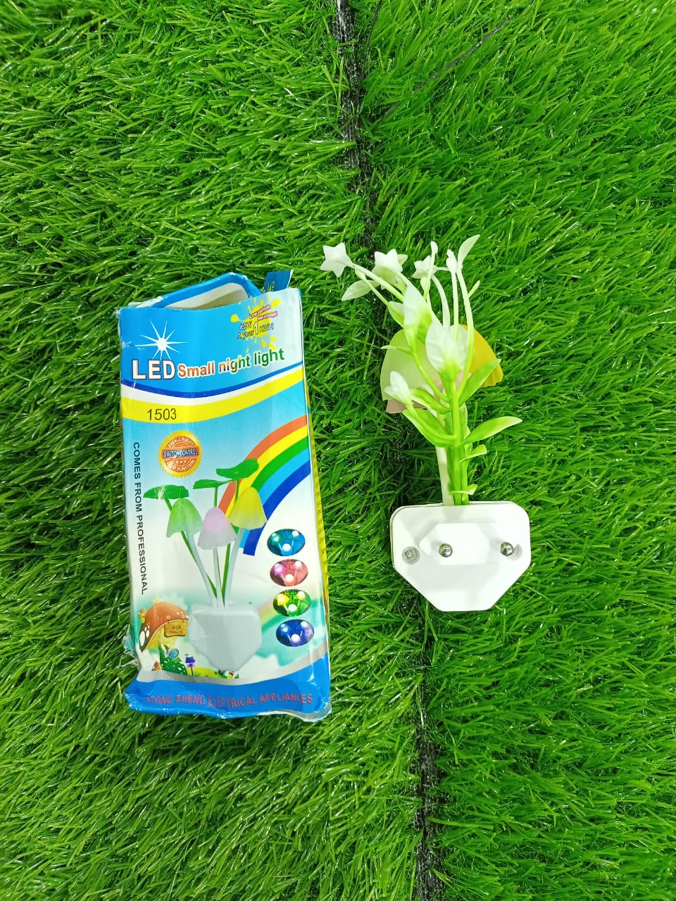 (NW000146) Mushroom Night Light Dusk To Dawn Sensor LED Night Lights Flower