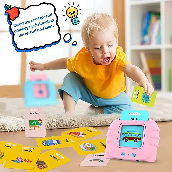 Talking flash cards Preschool learning toys Early Educational Toys English Learn to