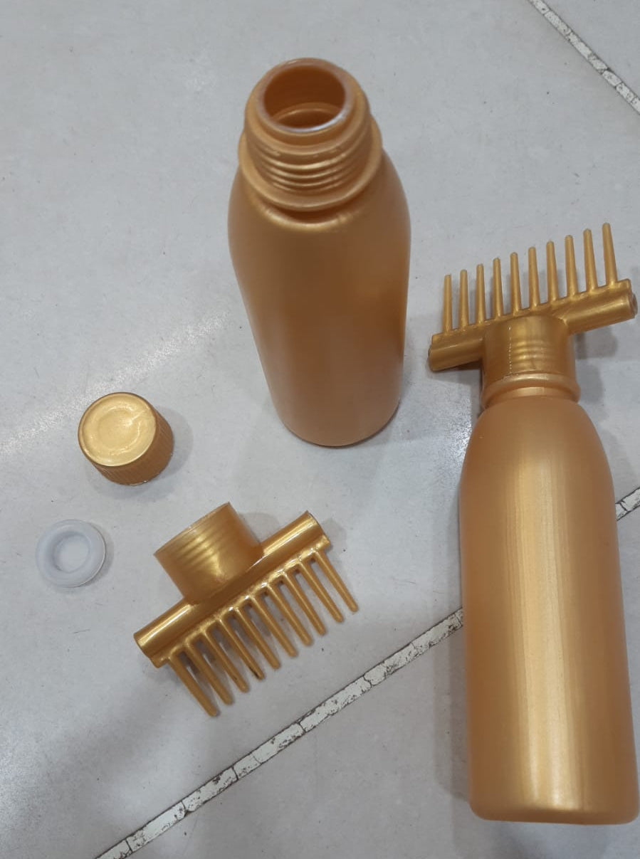 Hair Oil Applicator Bottle, Root oiling Comb bottle for Hair Coloring, Shampoo,