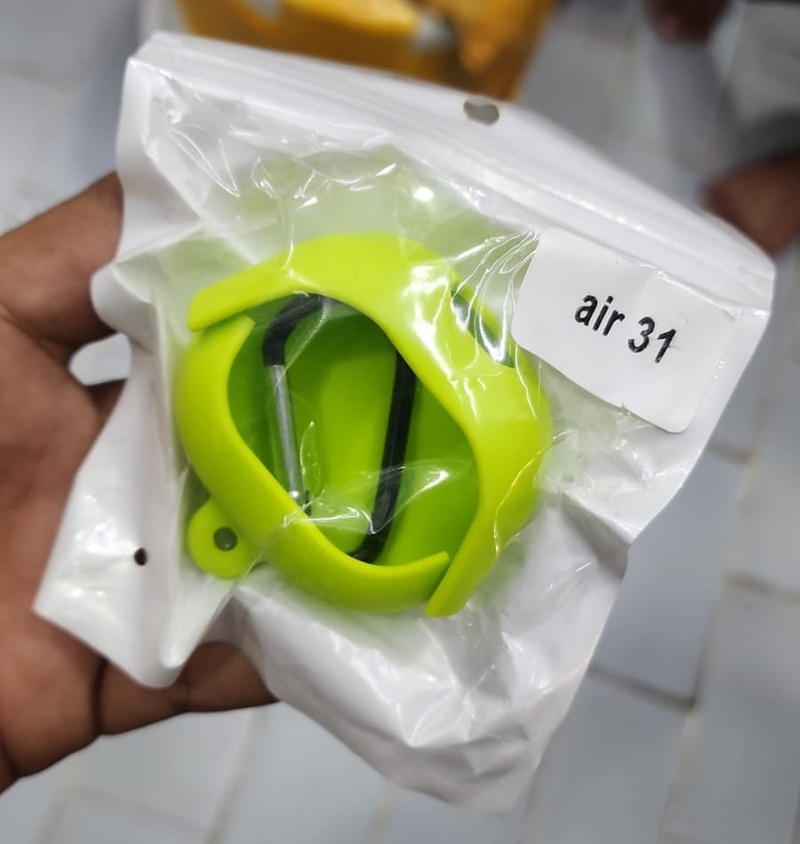 Air31 Earbuds Wireless Crystal Transparent body - with silicone pouch ( random