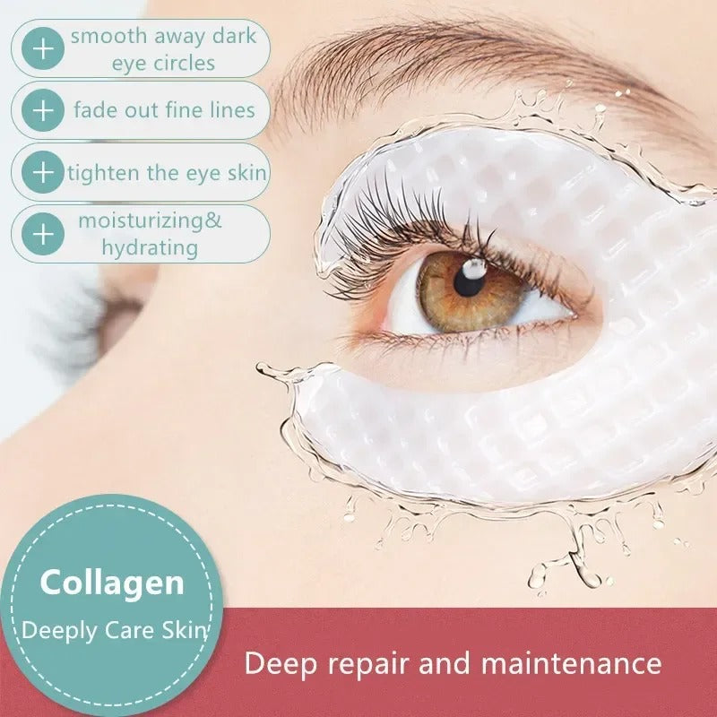 10pcs / 1 Box Eyes Bag Remove Collagen Eye Patch Instant Fade