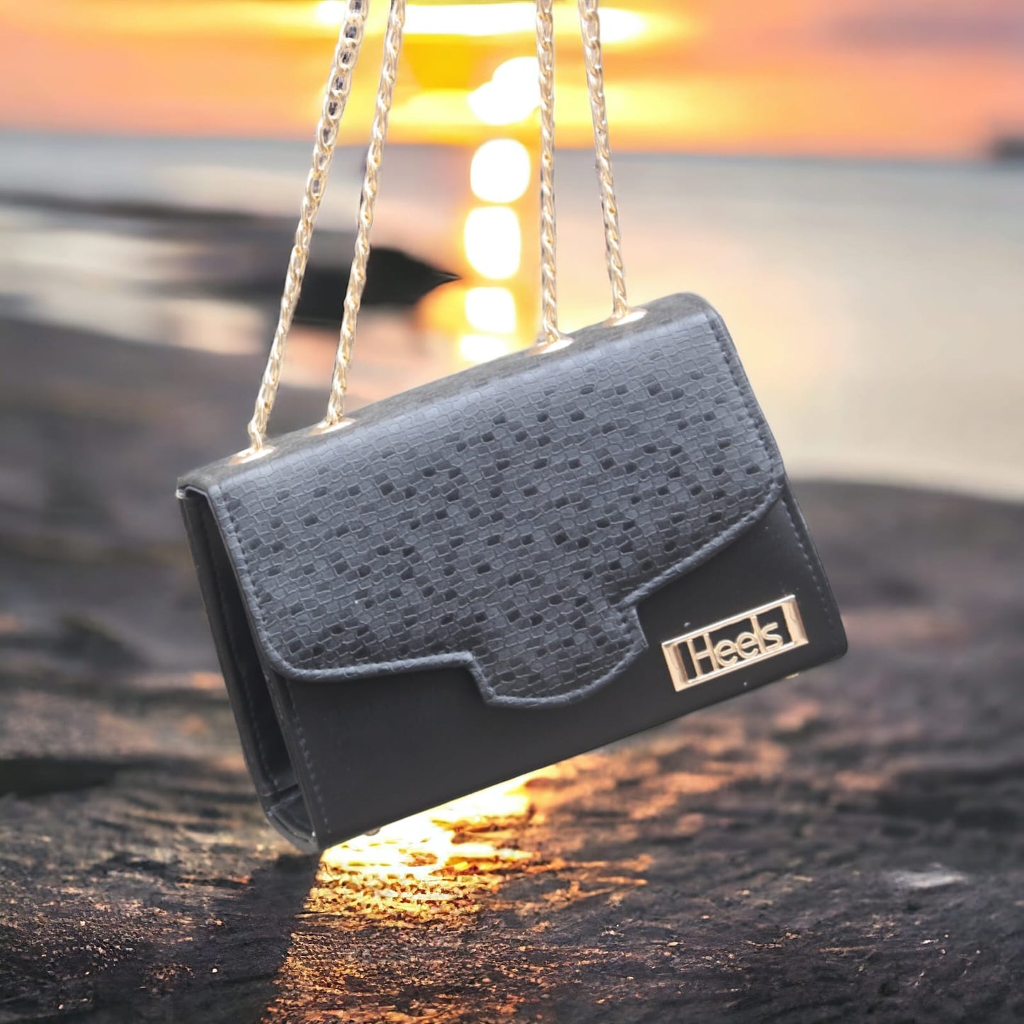 Stylish Hand Bag with Top Handle And Long Strap Safety Pocket