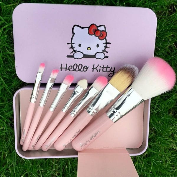 Kitty Makeup Brush Set, Pack of 7