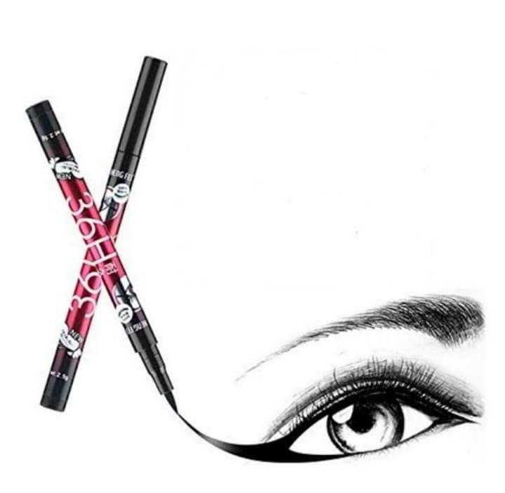 8 Pcs Makeup Brush Set & Liner Deal