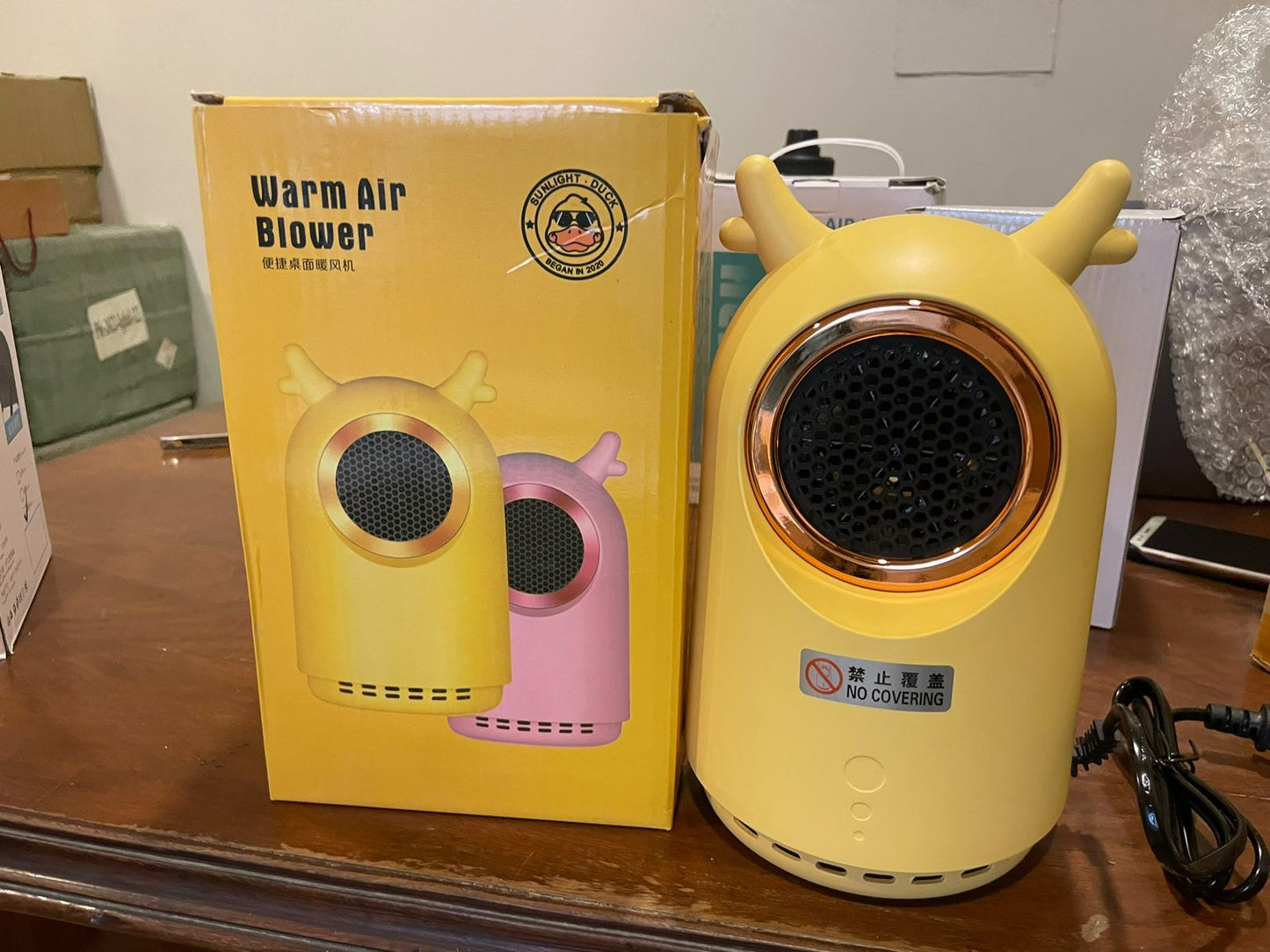 Deer Design Electric Room Heater, Air Warmer Fan Blower Heater ,Portable
