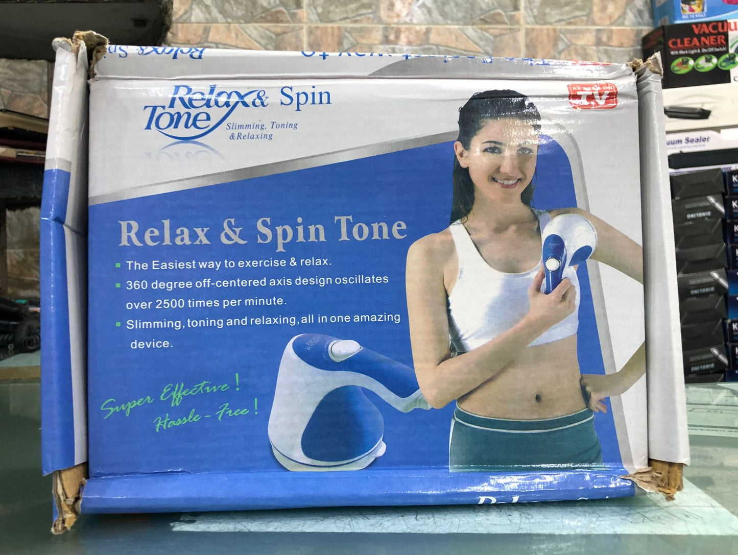 Relax and Spin Tone Body Massager (3in 1)