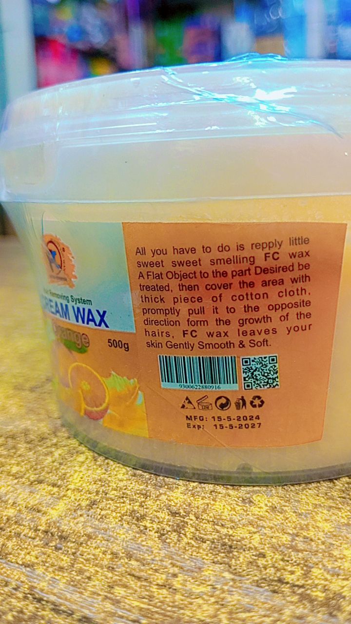 Cream Wax orange 500g