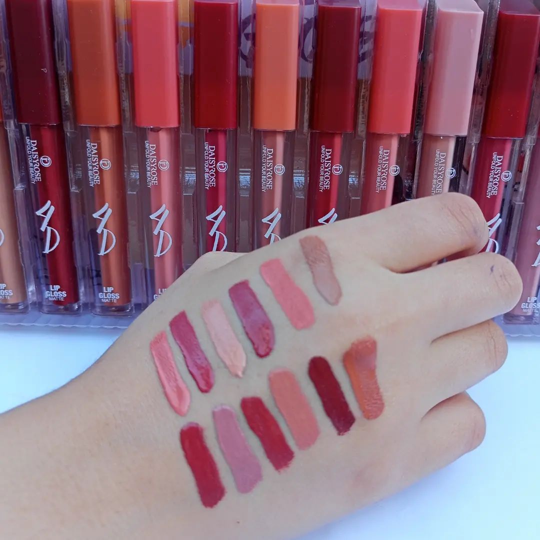 6 Pcs Matte 4D Lipgloss | lip gloss for Girls & women