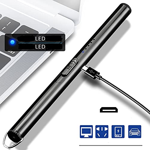 Gas Lighter Long with New Slide Out Design USB Gas