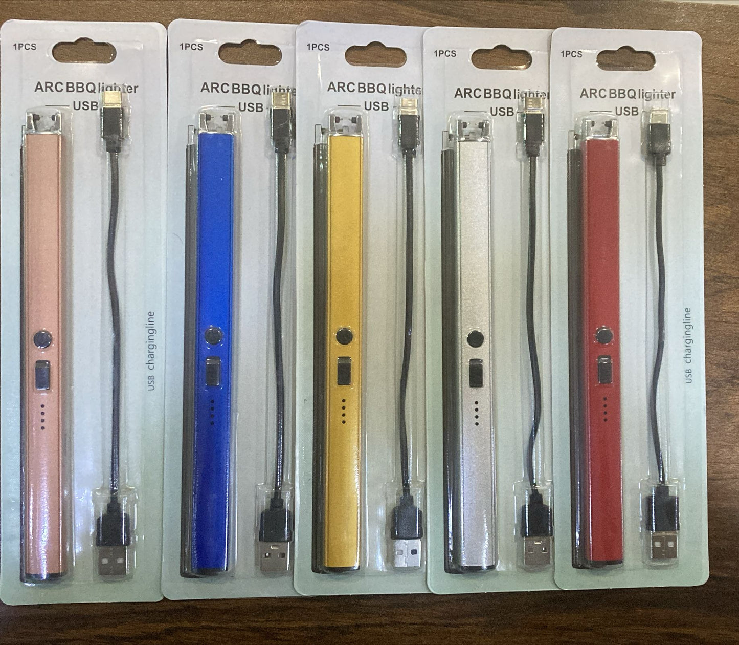 Gas Lighter Long with New Slide Out Design USB Gas