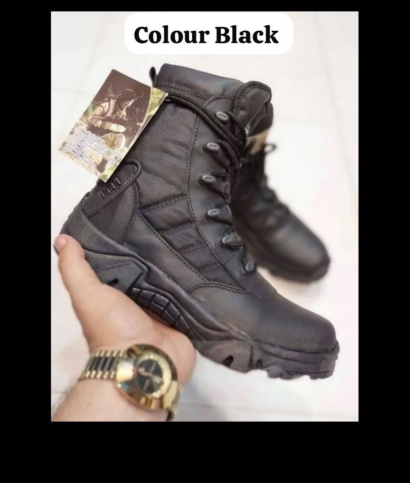 ( Black ) Delta Shoes Ankle Water resistant Delta Shoes (Without Box)