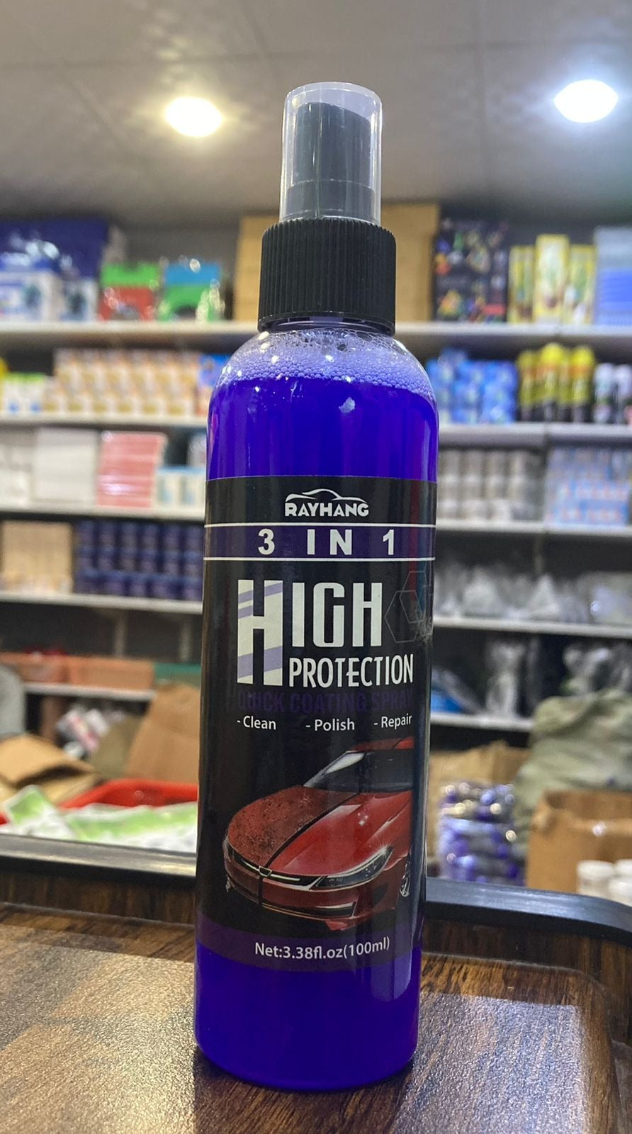 3 in 1 High Protection Quick Car Coating Spray, Ceramic Car Coating