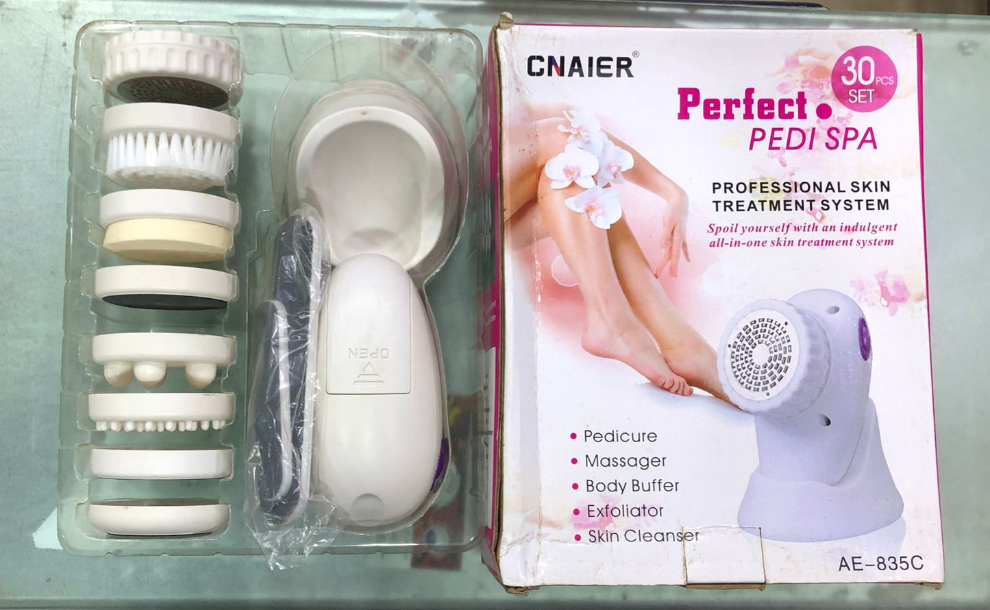 30 pcs set box Electric Pedicure Tool Foot Care Hard Dead Cuticle