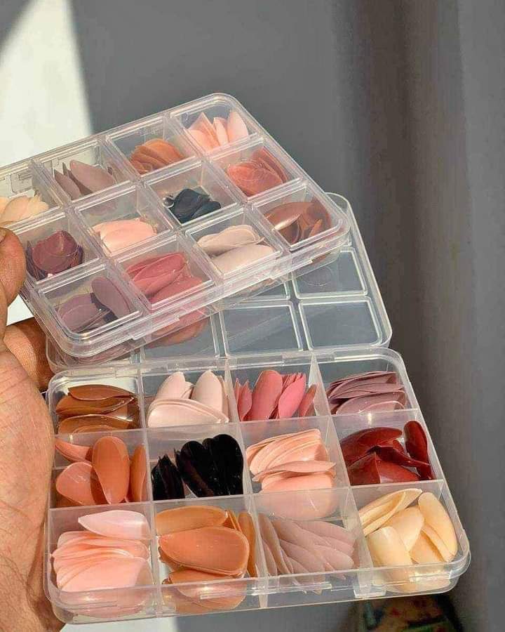144 PCs Nails box Artificial Nails Pack