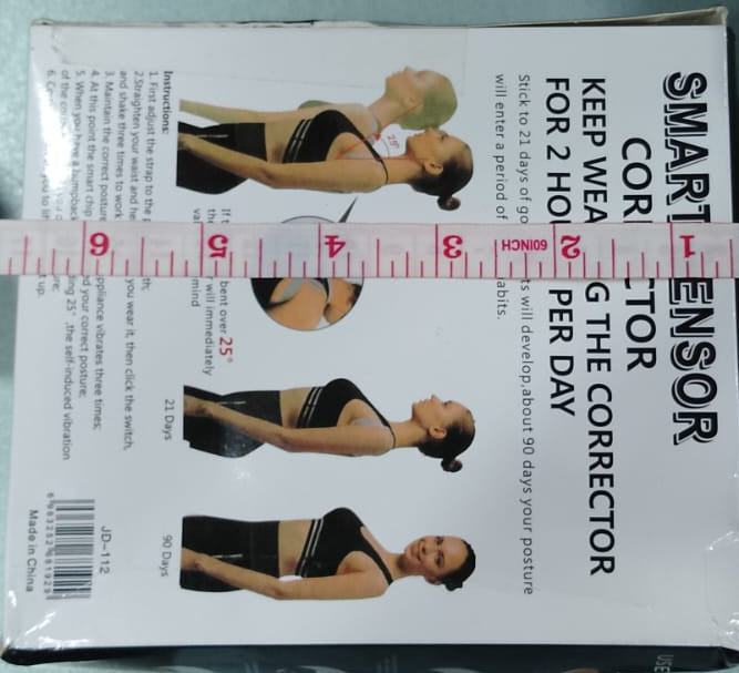 Adjustable Spine Back Support Posture Sensor Belt chargeable