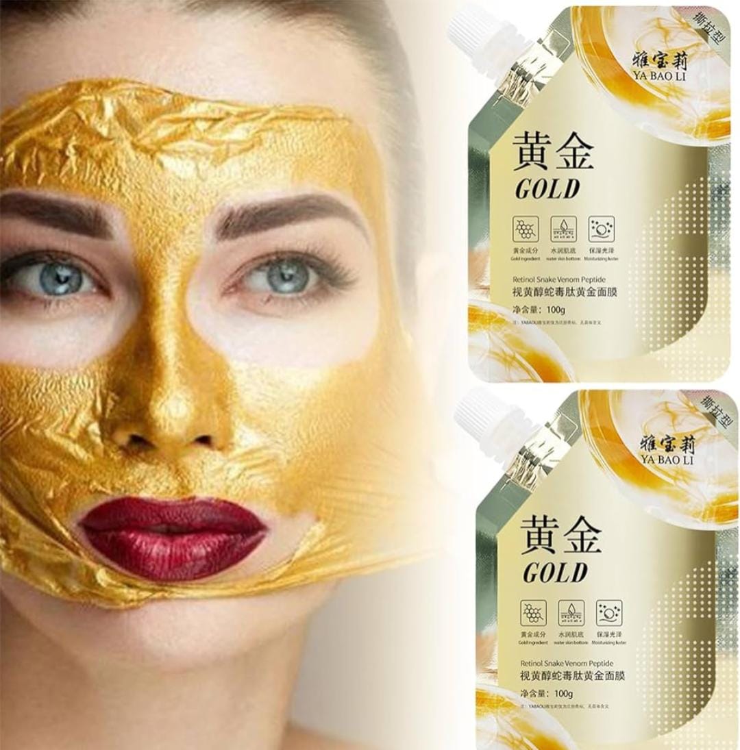 Retinol Snake Venom Peptide Gold Mask Moisturizing Anti-aging Anti-wrinkle Brightening Oil Control