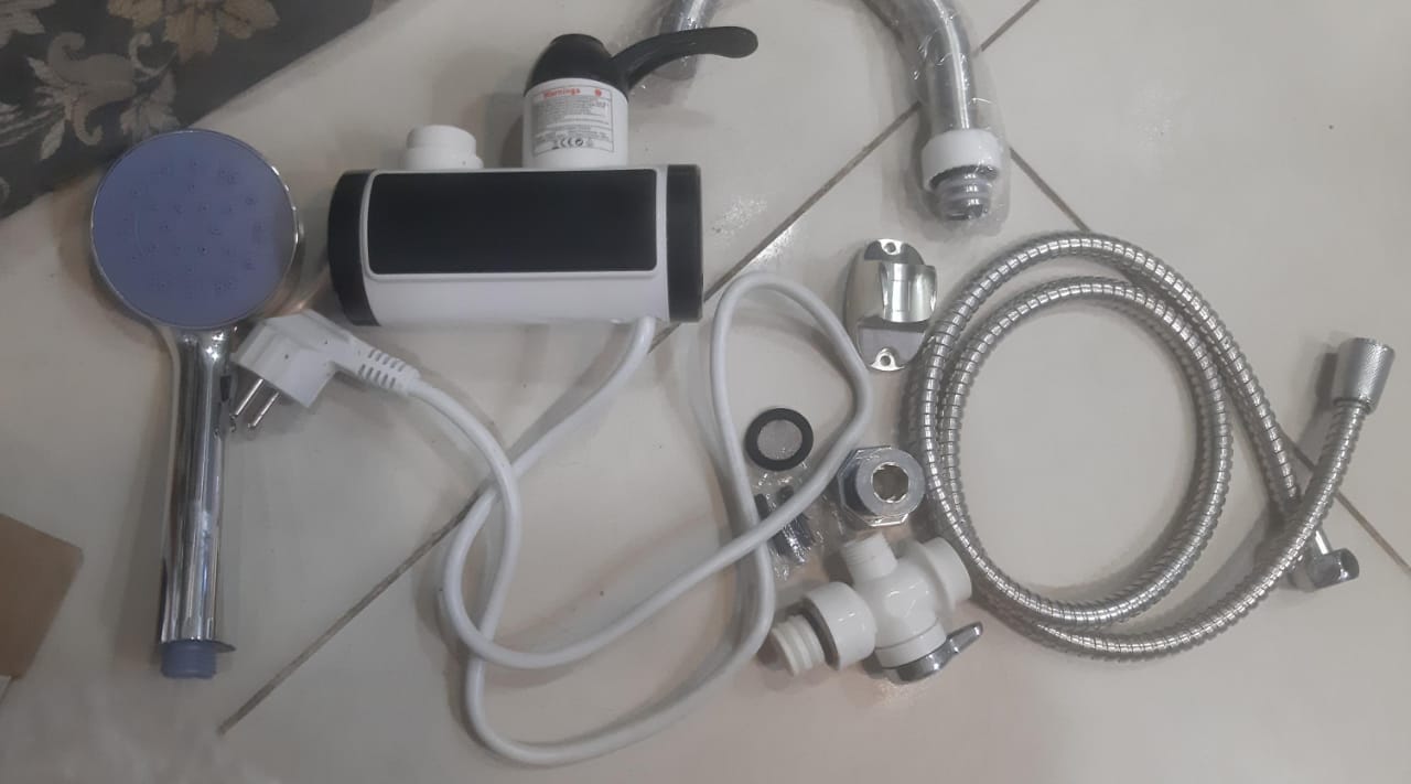 (with shower) Electric Hot Water Heater Faucet Kitchen Instant Heating Tap
