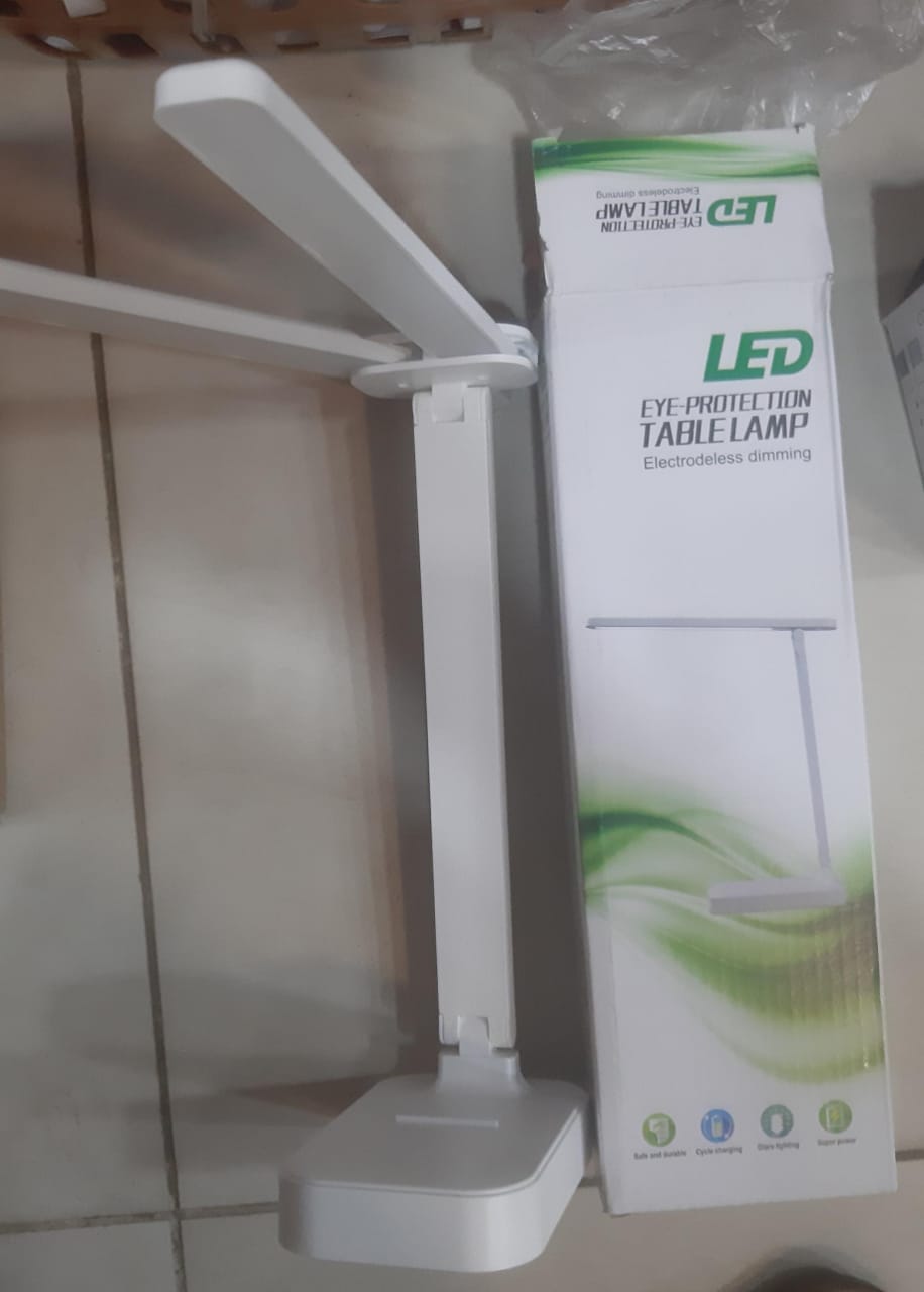 Foldable Double Head Reading LED Desk Lamp | 3 Levels Dimmable Touch
