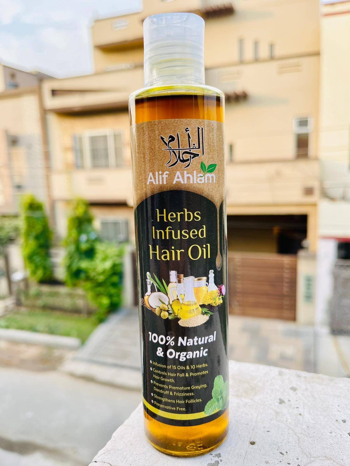 Alif Ahlam Herbs Infused Hair Oil 200ml