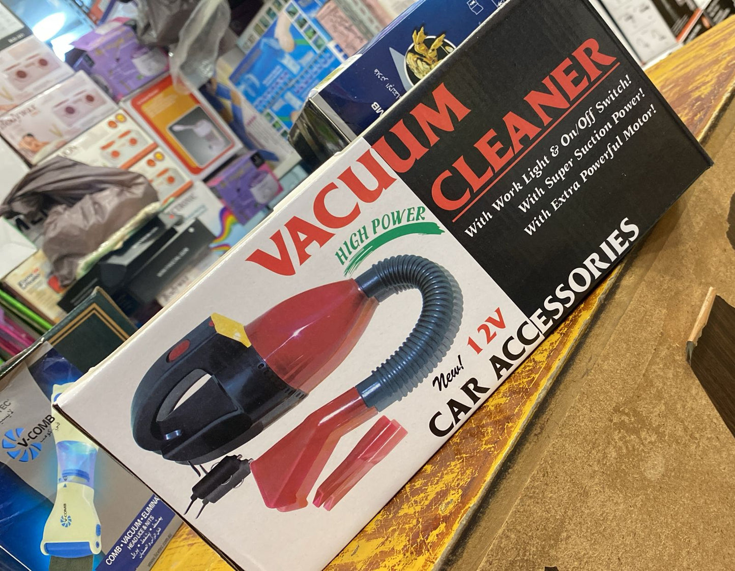 Handy Mini Car Vacuum Cleaner 12 wats car charger